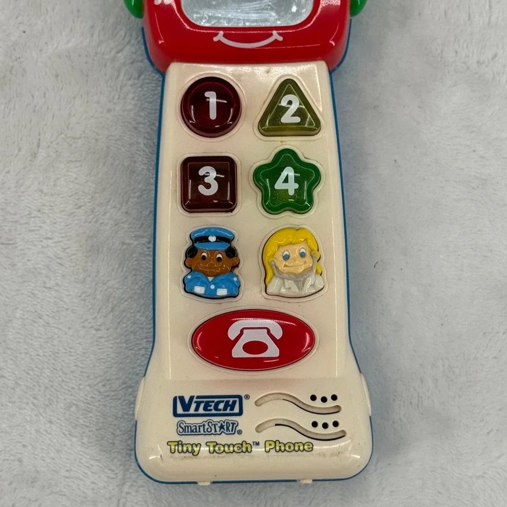 Vintage VTech SmartStart Tiny Touch Phone Educational Learning Toddler Toy Retro